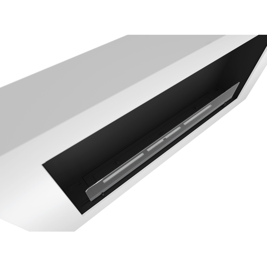 InFire - Wall BIO fireplace 120x56 cm 3kW vit