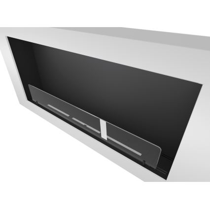 InFire - Wall BIO fireplace 120x56 cm 3kW vit