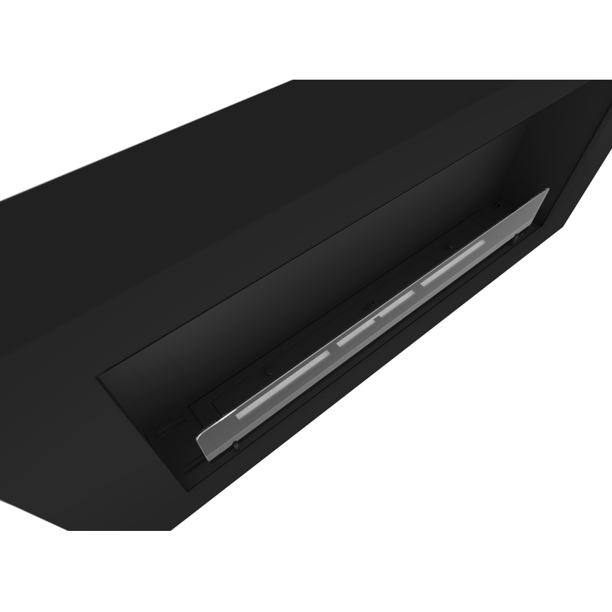 InFire - Wall BIO fireplace 120x56 cm 3kW svart