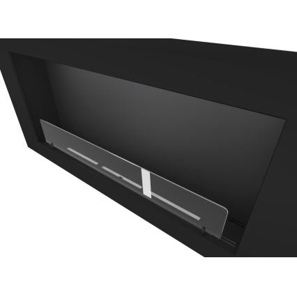InFire - Wall BIO fireplace 120x56 cm 3kW svart