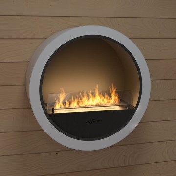 InFire - Wall BIO fireplace diameter 70 cm 3kW vit