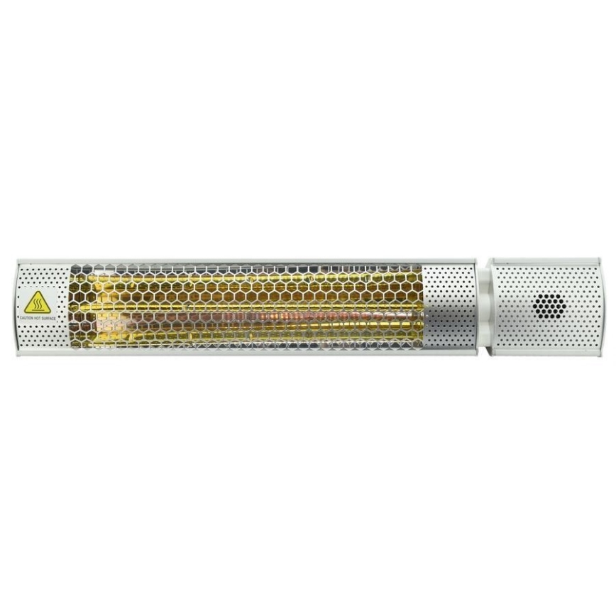 Infrared heater 1000/2000W/230V IP55 + fjärrkontroll