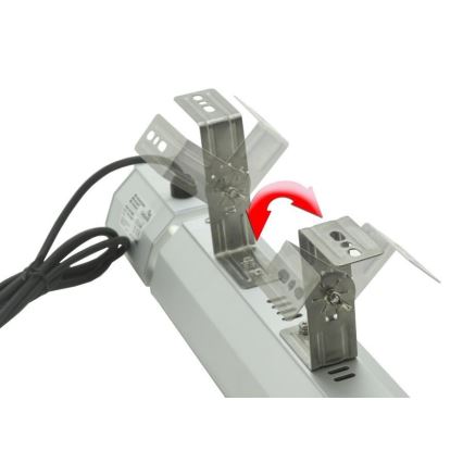 Infrared heater 1000/2000W/230V IP55 + fjärrkontroll