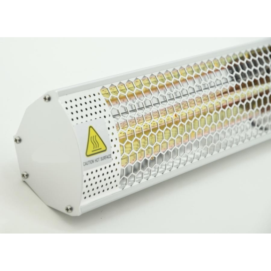 Infrared heater 1000/2000W/230V IP55 + fjärrkontroll
