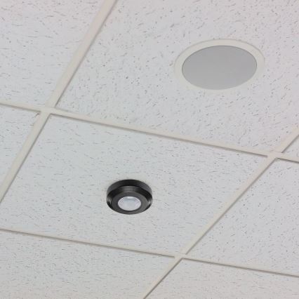 Infraröd rörelsesensor 360° 200W/230V svart
