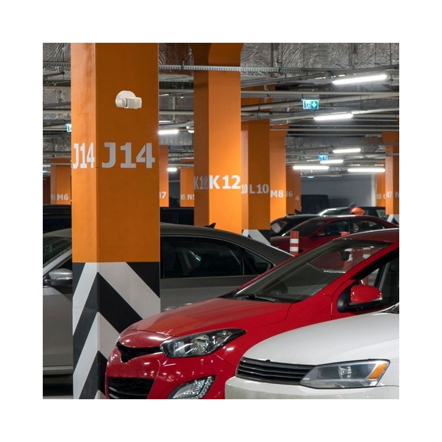Infraröd utomhusrörelsesensor 180° 230V IP65 vit