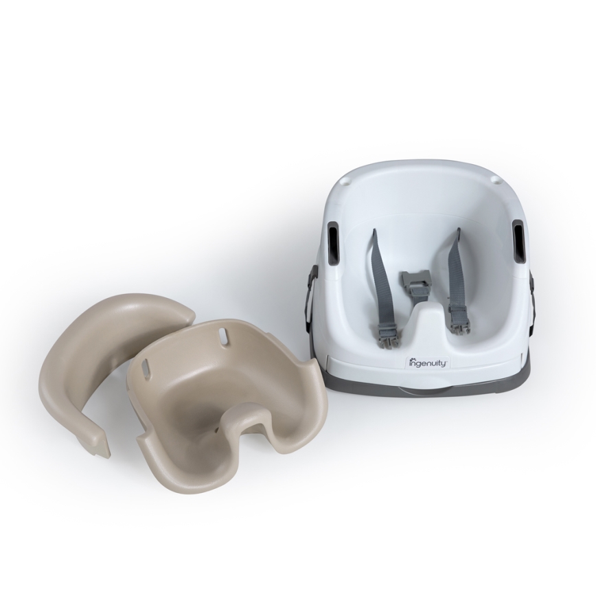 Ingenuity - 2-i-1 sittdyna för matstol BABY BASE beige