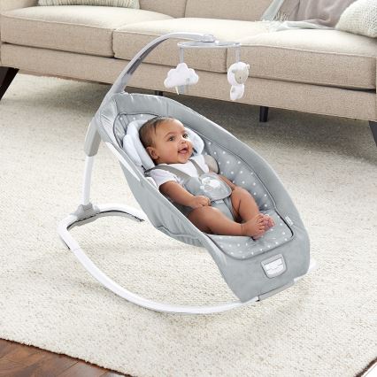 Ingenuity - Babygunga med melodi CUDDLE LAMB 3xLR14
