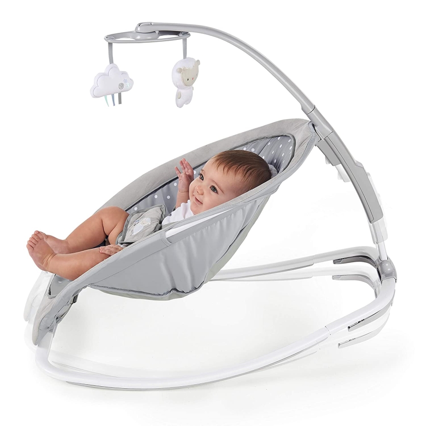 Ingenuity - Babygunga med melodi CUDDLE LAMB 3xLR14