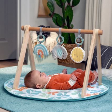 Ingenuity - Barnfilt för lek med en trätrapets SOL VALLEY