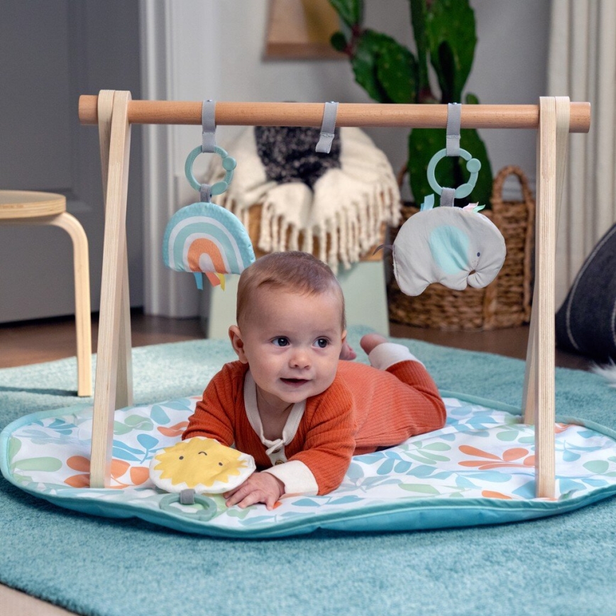 Ingenuity - Barnfilt för lek med en trätrapets SOL VALLEY