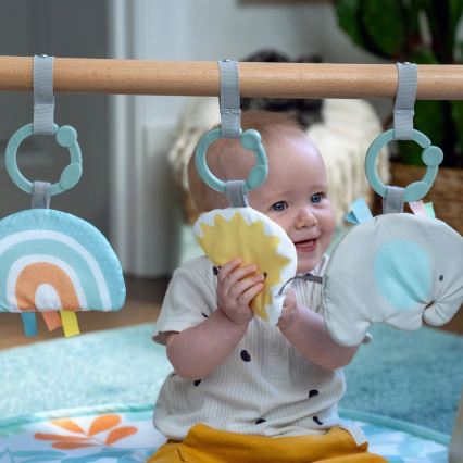 Ingenuity - Barnfilt för lek med en trätrapets SOL VALLEY