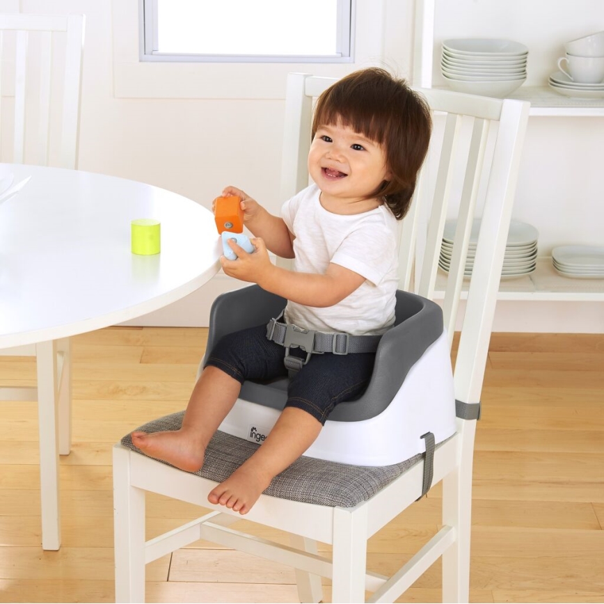 Ingenuity - Booster seat för dining table$12i1 SMARTCLEAN TODDLER grå