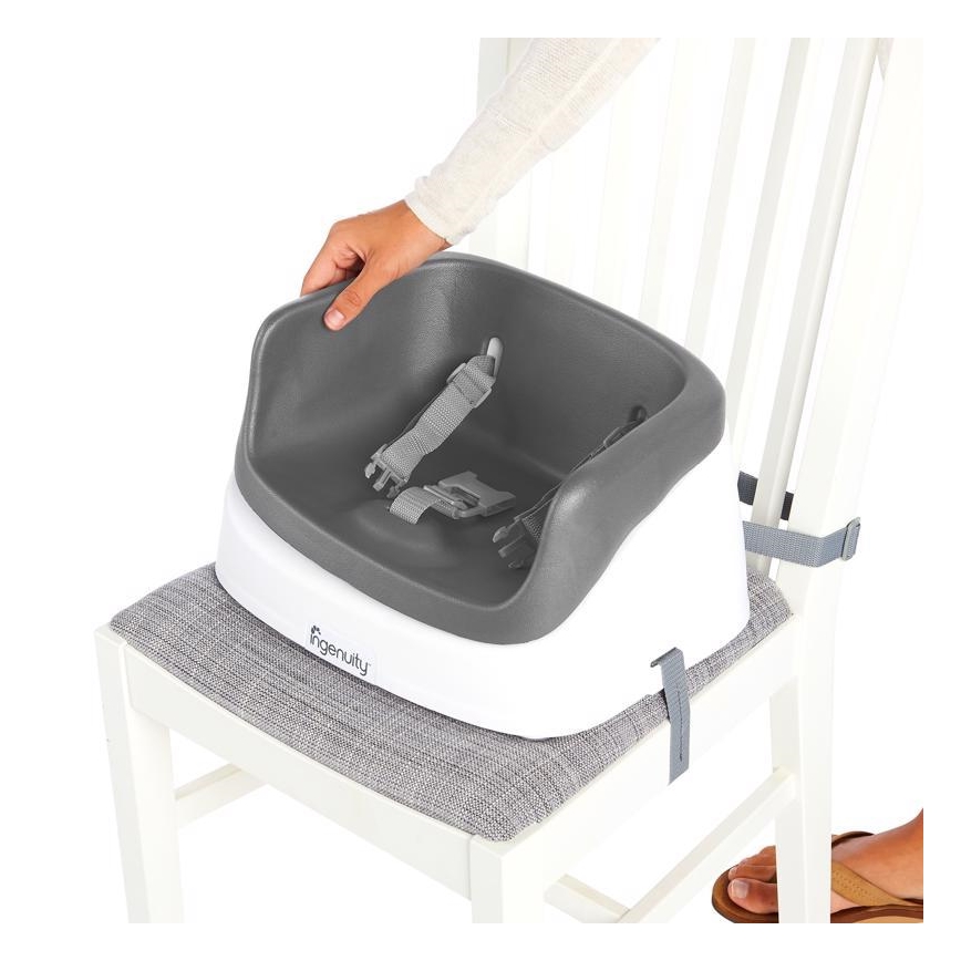 Ingenuity - Booster seat för dining table$12i1 SMARTCLEAN TODDLER grå