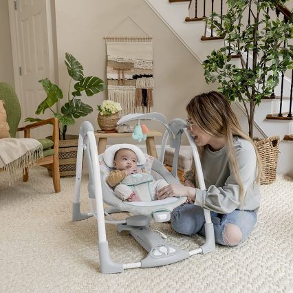 Ingenuity - Vibrerande babygunga med musik 2i1 WIMBERLY 4xD + 1xC