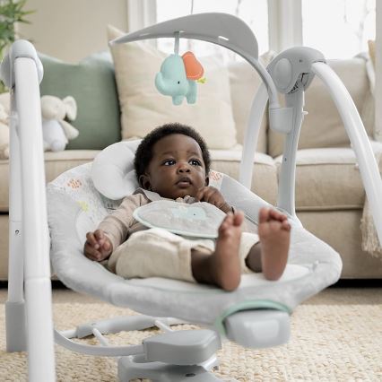 Ingenuity - Vibrerande babygunga med musik 2i1 WIMBERLY 4xD + 1xC