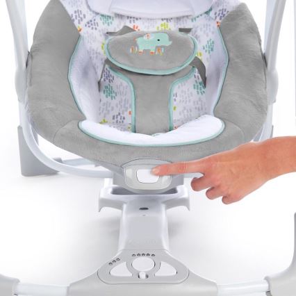 Ingenuity - Vibrerande babygunga med musik 2i1 WIMBERLY 4xD + 1xC