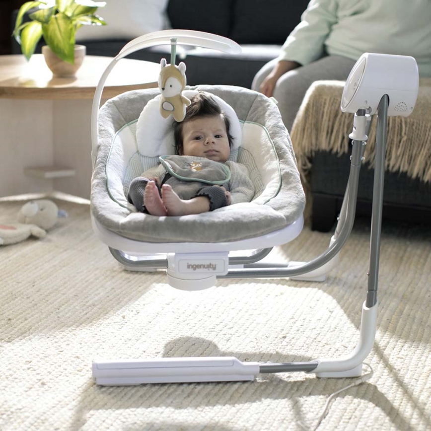 Ingenuity - Vibrerande babygunga med musik ANYWAY SWAY RAY 4xLR14