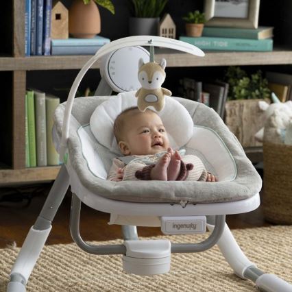 Ingenuity - Vibrerande babygunga med musik ANYWAY SWAY RAY 4xLR14