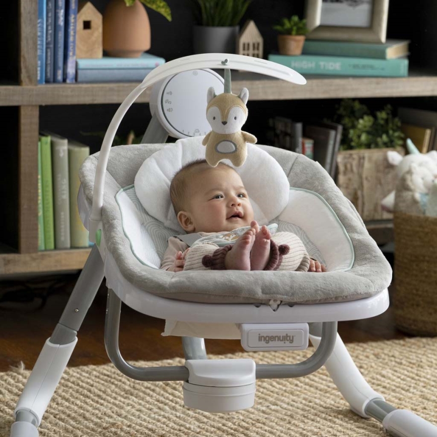 Ingenuity - Vibrerande babygunga med musik ANYWAY SWAY RAY 4xLR14