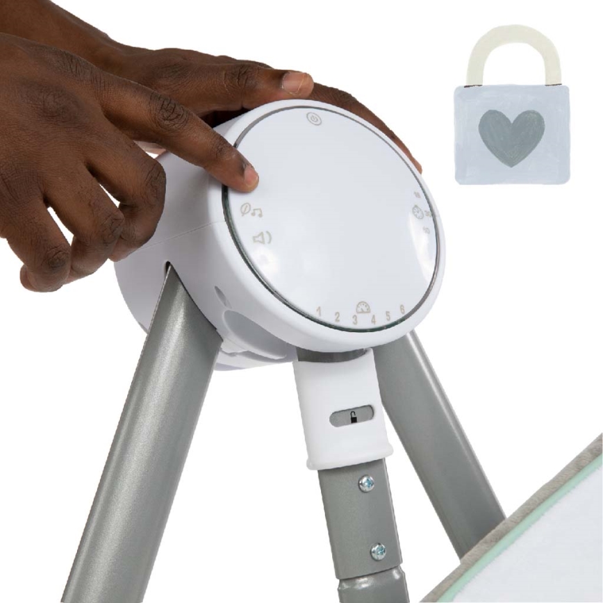 Ingenuity - Vibrerande babygunga med musik ANYWAY SWAY RAY 4xLR14
