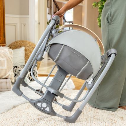 Ingenuity - Vibrerande babygunga med musik EVERY SEASON grå