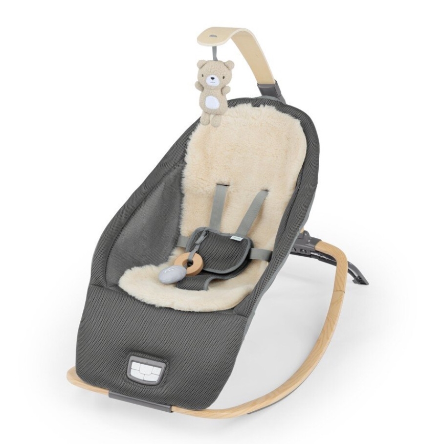 Ingenuity - Vibrerande babysitter med musik EVERY SEASON WESLEY 3xC grå