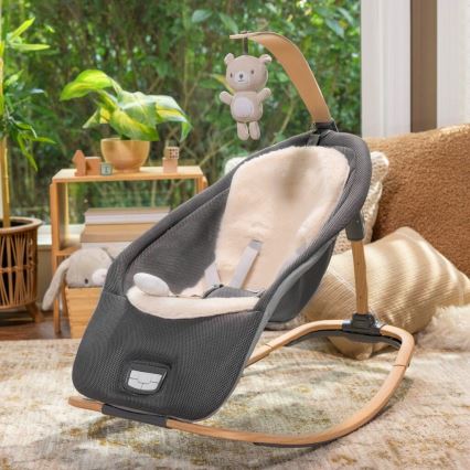 Ingenuity - Vibrerande babysitter med musik EVERY SEASON WESLEY grå