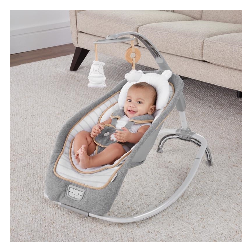 Ingenuity - Vibrerande babysitter med sång  BOUTIQUE 3xLR14