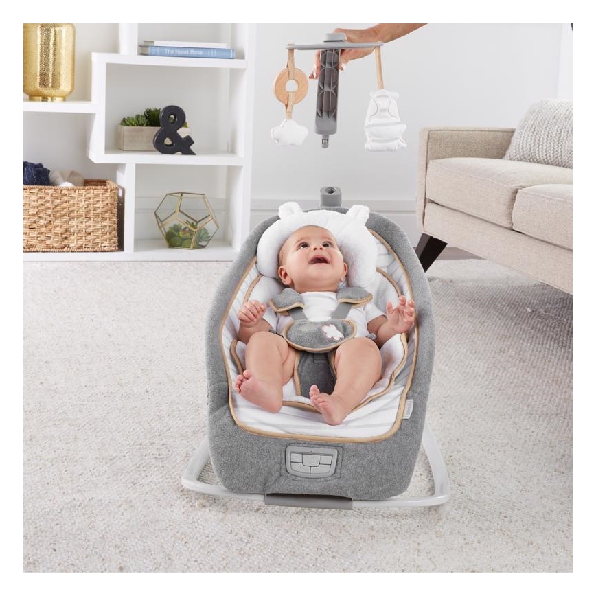 Ingenuity - Vibrerande babysitter med sång  BOUTIQUE 3xLR14