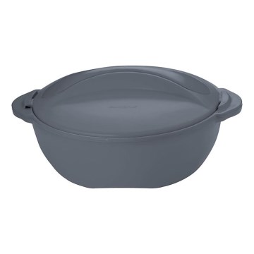 Isolerad matbehållare TORO 2 l grå