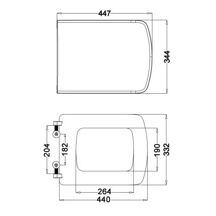 Isvea - Toalettsits SoftClose PURITY vit