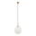ITALUX - Ljuskrona med textilsladd DEORE 1xE27/40W/230V diameter 30 cm brons