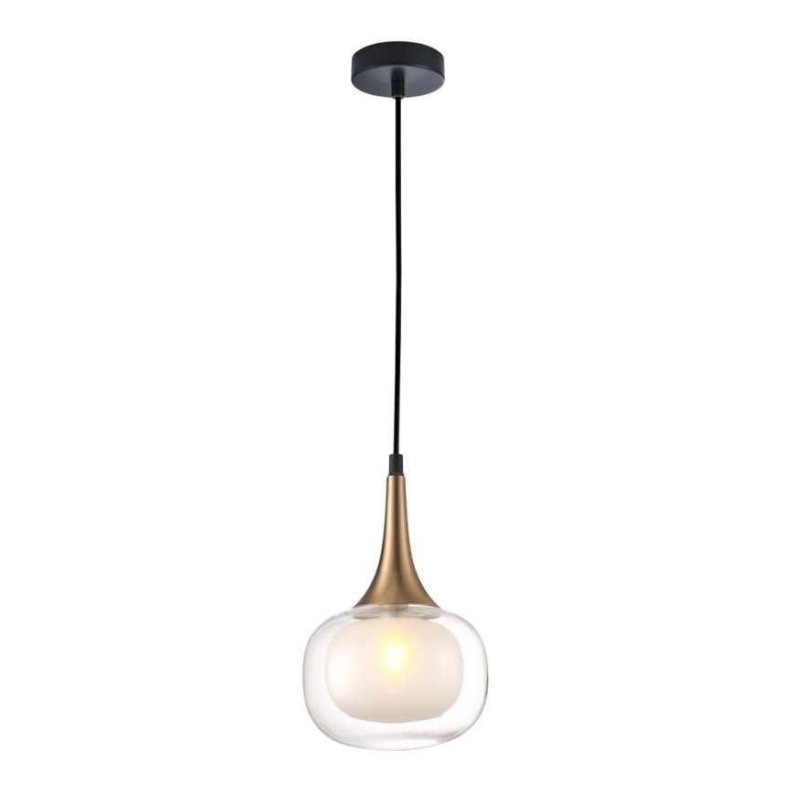 ITALUX - Ljuskrona med textilsladd KONILA 1xG9/10W/230V