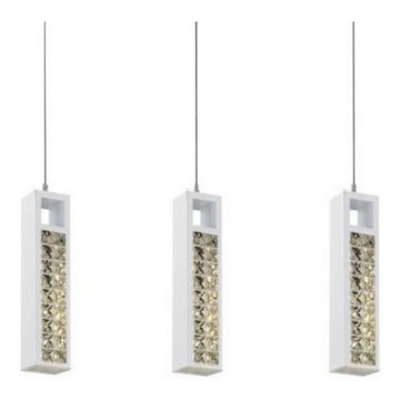 ITALUX MD1100341-3A - LED Ljuskrona med snöre LAURI 3xLED/4.8W/230V