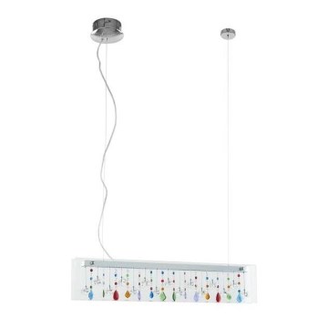 ITALUX MD6605-15A - Ljuskrona med snöre DOMINO 15xG4/20W/230V
