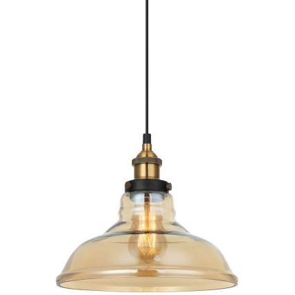 ITALUX - Ljuskrona med textilsladd HUBERT 1xE27/40W/230V