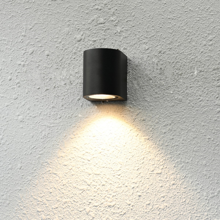 ITALUX - Vägglampa för utomhusbruk GENTA 1xGU10/40W/230V IP54 8 cm