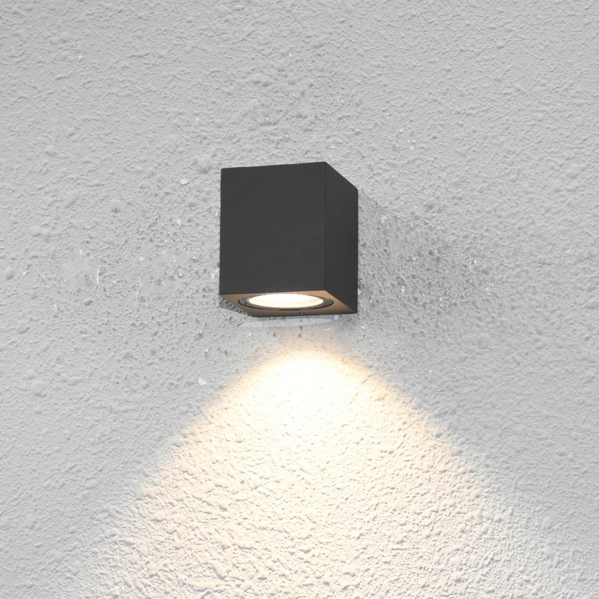 ITALUX - Utomhus vägglampa GENTA 1xGU10/40W/230V IP54 8 cm