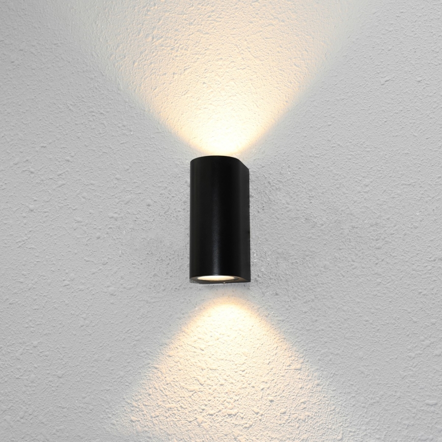 ITALUX - Vägglampa för utomhusbruk GENTA 2xGU10/40W/230V IP54 15 cm