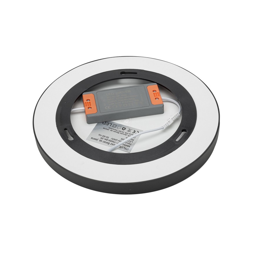 ITALUX - LED taklampa RIBERIO LED/30W/230V 4000K svart