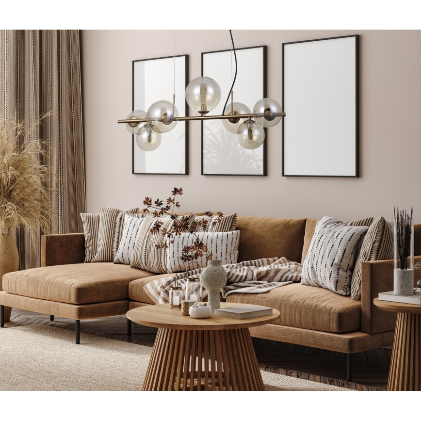 ITALUX - Taklampa CANELLO 7xG9/5W/230V mässing