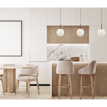 ITALUX - Ljuskrona med textilsladd DEORE 1xE27/40W/230V diameter 30 cm svart