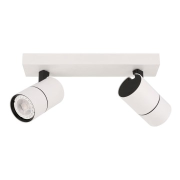 ITALUX - Spotlight LACONI 2xGU10/35W/230V vit