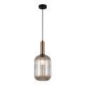 ITALUX - Taklampa ANTIOLA 1xE27/40W/230V Ø 20 cm i brons