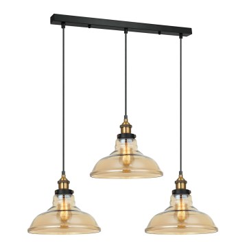 ITALUX - Taklampa HUBERT 3xE27/40W/230V