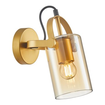 ITALUX - Väggspotlight NANESMA 1xE27/40W/230V guld