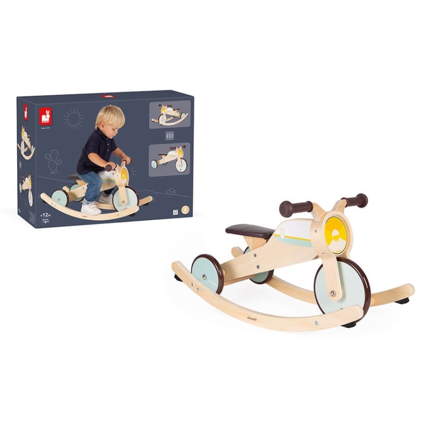 Janod - Barnens träcykel 2-i-1