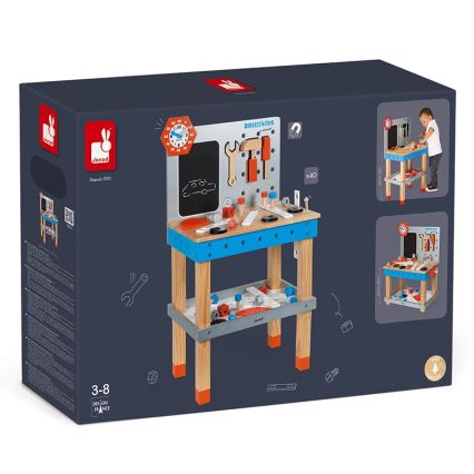 Janod - Barnverkstad med verktyg BRICOKIDS