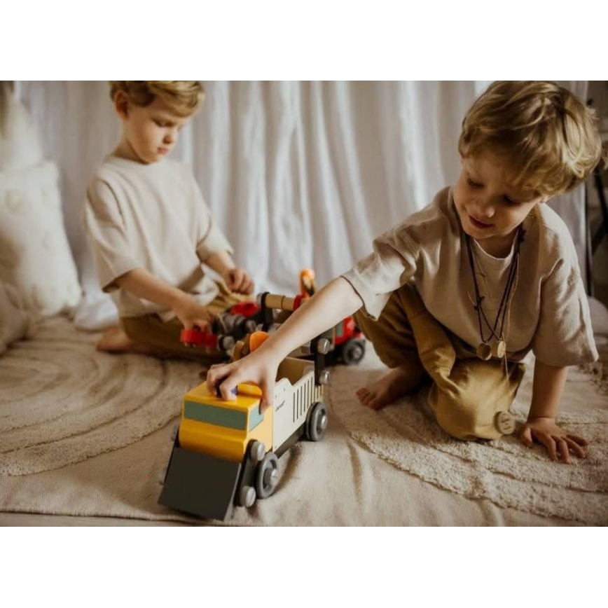 Janod - Byggset i trä BRICOKIDS lastbil